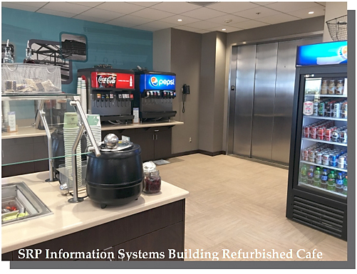 SRP Information Systems Building Refurbished Cafe
